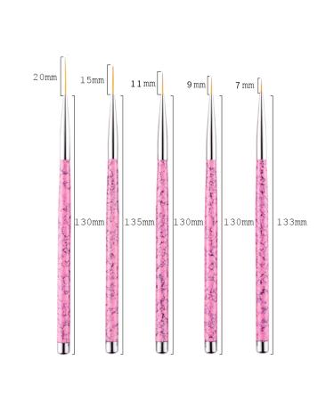 5-Piece Nail Drawing Pen Set for Dots - Professional Nail Art Tools | International Shipping - Buy Online on GoSupps.com