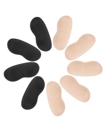 Hemoton 5 Pairs High Heels Heel Stickers Heel Inserts for Shoes High Heel Comfort Pads Shoe Heel Pad Heel Protectors for High Heel Shoes Shoe Heel Protectors Foam Half Size Pad Replaceable As Shown 8.30X3.50X0.50CM