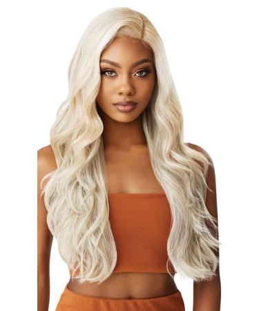 Outre KIMANI Lace Front Colorbomb Body Wave Synthetic Wig in 3DRFFSSTBL - Salon-Designed Blonde Shades with Pre-Plucked Swiss Lace and Natural Baby Hair - Buy Online on GoSupps.com