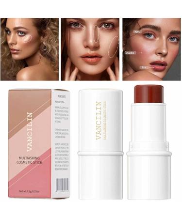 Multi Stick Waterproof Creamy Stick Blush Makeup Creamy Texture Highlighting Shade Makeup for 05# Coral Red - Buy Online on GoSupps.com