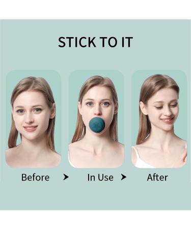 Facial Exerciser For Facial Muscles - V-face Facial Muscle Exerciser Silicone Portable Face Slimmer Tool Workplace Travel Home Women Sl392 Green English Neutral Stars - Buy Online on GoSupps.com