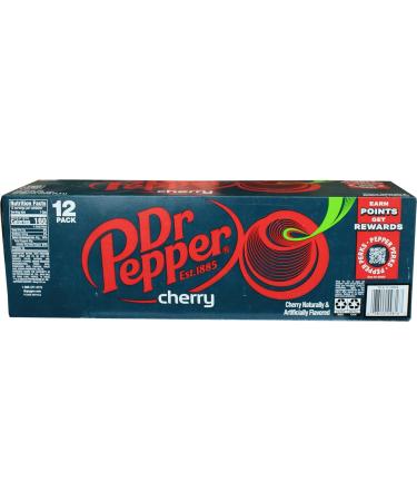 Dr. Pepper Cherry Cans 355ml Pack of 12 - Buy Online on GoSupps.com