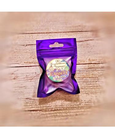 VIOLETS Perfume - Eau de Parfum - Solid Balm - Natural Essential Oils Aromatherapy Fragrance (Viola Odorata Orris Lavender Heliotrope Hyacinth Vanilla) Travel Size Party Guest Favors Gifts-0.5oz - Buy Online on GoSupps.com
