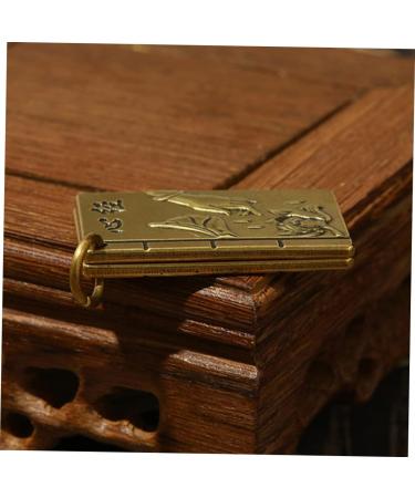 COHEALI 3pcs Key Chain Pendant Car Key Chain Zen Pendant Retro Amulet Pendants Ornaments Men and Women Brass - Buy Online on GoSupps.com