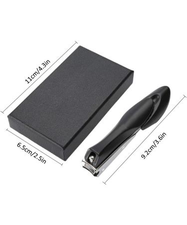 Nail Clipper Manicure Clipper Nail Clipper Professional Stainless Steel Nail Clipper with (Large Black) - Buy Online on GoSupps.com