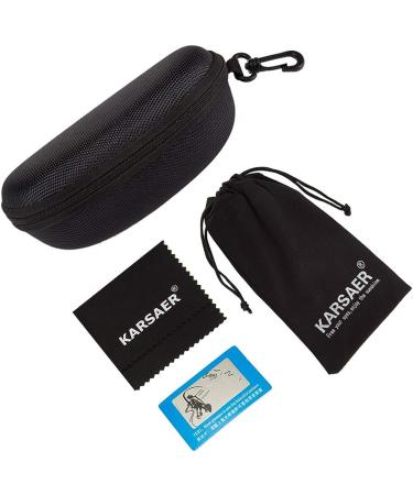 Karsaer Flat Top TR90 Polarized Men's Sunglasses - Mirrored Gold Lens/White - Buy Online on GoSupps.com