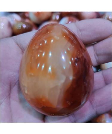 Crystal 1pc Stones 45mm Carnelian Agate Stones Orange Red Natural Sparkling Crystal Stone - Buy Online on GoSupps.com