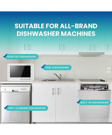 Maravello Dishwasher Cleaner Tablets - 24 pcs, 12 Months Supply - Effective Descaler & Detergent Tabs - For All Machines - Grapefruit Scent - Buy Online on GoSupps.com