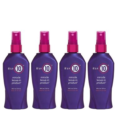 It's A 10 Haircare Miracle Leave-In Conditioner Spray - 10 oz. - 4ct 40 Fl Oz (Pack of 1)