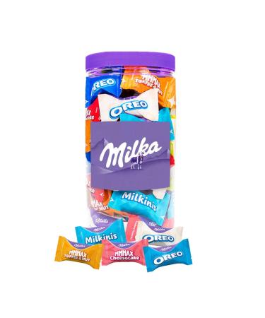 Vandeca Milka Favourites mixed chocolates - 5 flavours - Mmmax Toffee & Nut Oreo White Oreo Original Mmmax Cheesecake & Milkini - chocolate gift - mini chocolate - 500g