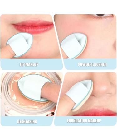 WMUVAZA Mini Powder Puff 36 Pieces Reusable Puff Puff with Strap Wet Dry Sponge Powder Puff for Cosmetics Such as Loose Powder and Foundation 9 Colors Finger Powder - Buy Online on GoSupps.com