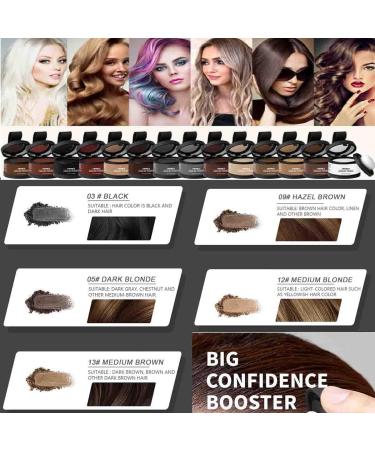 Veins Grain Hair Color Root Cover Up Veins Grain Hair Powder Hairline Shadow Powder Enhanced Hairline Powder Conceals Instantly Root Touch Up for Women Men (08 Gray 1) - Buy Online on GoSupps.com