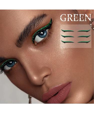 36 Pairs Glitter Eyeliner Stickers - Self-adhesive Eye Line Strips for Instant, Waterproof Eye Makeup - Multicolor - Buy Online on GoSupps.com