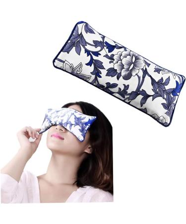 Silk Lavender Stress Relief Yoga Eye Masks - Set of 2 - Buy Online on GoSupps.com