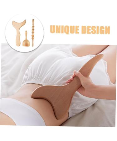 Minkissy Roller Stick Set - Hand Tools & Body Massage Board for Daily Use | Wooden Massage Cubes & Scooters | 35x19x0.5cm - Buy Online on GoSupps.com