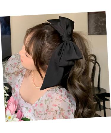 Beatifufu Bow Hairpin Hair Ribbon Barrettes for Hair Barrettes for Thick Hair Barrettes for Women Large Bow Hair Clip Hair Bows for Women Big Hair Bows Large Hair Bows Women Hair Bows - Buy Online on GoSupps.com