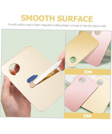 NOLITOY 2 ensembles Palette de Maquillage Acrylique L g re avec Spatule pour Fond de Teint et Ombres Paupi res Outils Portables pour Professionnels et Amateurs - Buy Online on GoSupps.com