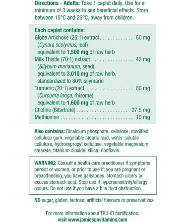 Jamieson Herbal Complex Milk Thistle (Daily Liver Detox) 30 Count (Pack of 1) & Apple Cider Vinegar 1 000 mg Plus Chromium - Gluten-Free SUPPLEMENT + SUPPLEMENT 7993 - Buy Online on GoSupps.com