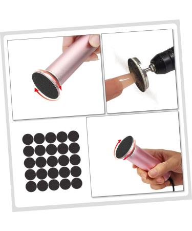 Beatifufu 1 Nail Polishing Sheets Dead Skin Polishing Slices Pedicure Tools Electric Grinding Slices Pedicure Accessories Nail Grinder Polishing Slices Dead Skin Removing Tools 3.5x3.5cm Black - Buy Online on GoSupps.com