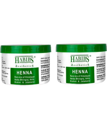 Premium Heena (Mehendi) with Medicinal Herbs 400g - Set of 2 | Organic Natural Hair Dye for Healthy Scalp & Shine | International Shipping Available - Buy Online on GoSupps.com