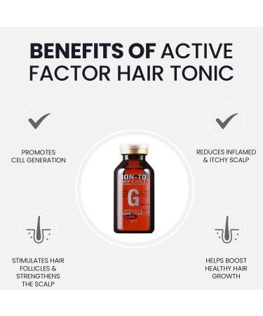 Histemo ION-TO G Scalp Serum: Hair Regrowth Treatment - Prevents Thinning & Loss, Peptides, Amino Acids, Growth Factors - Clinically-Proven for Growth - 1 Month Supply - Buy Online on GoSupps.com