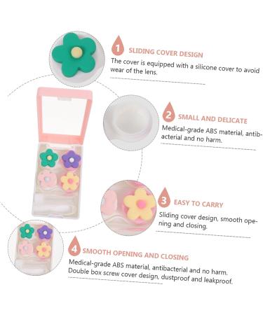 Buy Gatuida 2er Box Invisible Contact Lens Case - Cute Travel Container for Eye Contacts - Durable & Stylish - Buy Online on GoSupps.com