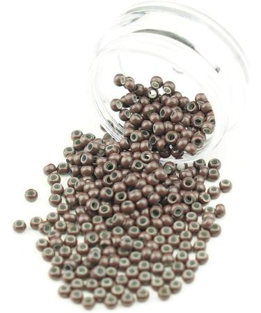 KOCONI 500 Pcs Nano Rings Silicone Lined 3mm Hair Extension Beads - Brown #5 Nano Silicone Rings - 500PCS - Buy Online on GoSupps.com