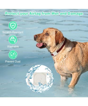 Shop Ainiv Waterproof Silicone Case for Apple Airtag - Perfect Pet Accessory Bright Green for Dogs & Cats - Buy Online on GoSupps.com