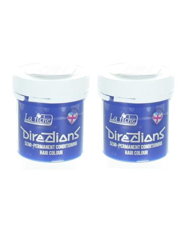 La Riche Directions semi-permanent hair colour tint 2-pack - Pastel Blue Pastel Blue 176 ml (1 pack)