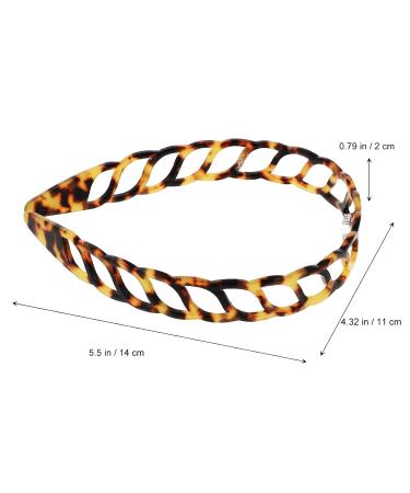 Lurrose Tortoiseshell Headband | Non-Slip Acetate Comb Hair Loop | Stylish Hair Accessory for Women & Girls - Buy Online on GoSupps.com