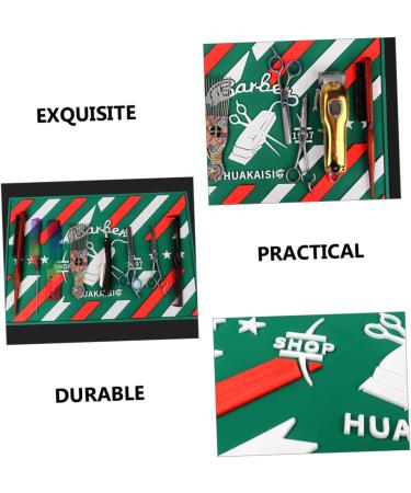 MAGICLULU Haircut Mat Barber Mat for Station Hair Rollers for Women Holder Storage Vanity Accessories for Women Salon Mats for Hair Stylist Anti- Pad Rubber Pad Modeling - Buy Online on GoSupps.com