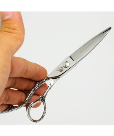 6 inch Left Hand Scissors Slide and Dry Shears Lefty Barber Accessories for Left Handed Hairdresser Professional Lefty Hairdressing Cutting Scissors Straight Clippers - Buy Online on GoSupps.com