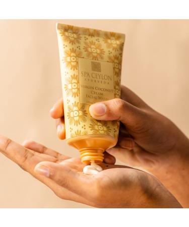 SPA CEYLON Virgin Coconut Cream Facial Wash - Rich Soft-Foaming Deep Cleansing Silicon-Free & 100% Vegetarian | Suitable for All Skin Types - Buy Internationally - Buy Online on GoSupps.com