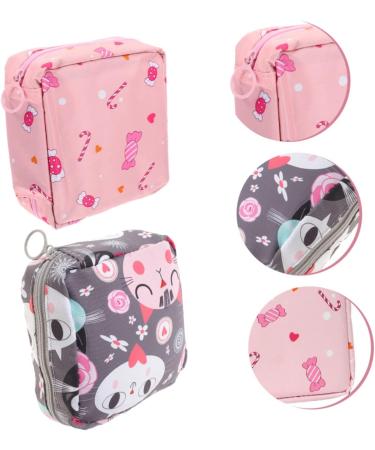 HAPINARY 4pcs Sanitary Napkin Storage Bag- Compact Period Organizer for Women on the Go - Buy Online on GoSupps.com