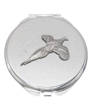 Pheasant Compact Mirror Handbag Gift With Free Engraving 268