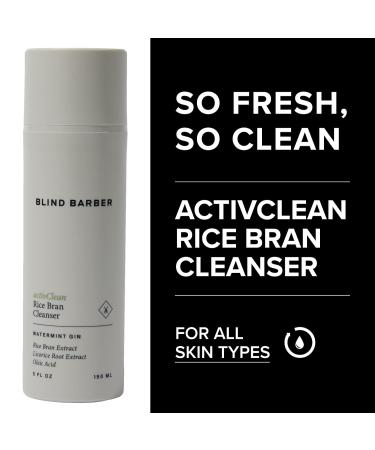 Blind Barber Regimen Skin Care Set - Face Scrub, Under Eye Cream, Supercharged Face Toner, Rice Bran Facial Cleanser & Hydrating Balm - 5 Mens Skin Care Products for Daily Use - (5 Count) - Buy Online on GoSupps.com