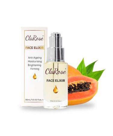 100% Natural Face Elixir - Anti-Ageing Moisturising Brightening Firming - Luxury Oil selection Vegan 1 FL Oz