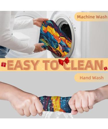 Character Abstraction Beard Bib Apron - Ultimate Beard Hair Catcher for Men | Perfect Gift for Dad on Father's Day Anniversary & Christmas - Buy Online on GoSupps.com