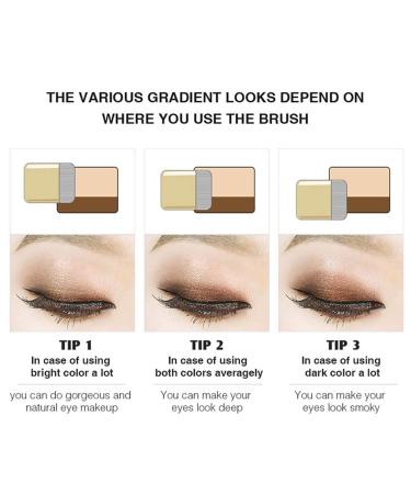 Buy Lazy Eyeshadow Palette - Long-Lasting Waterproof 2-Color Glitter Gradient with Brush | Easy Fast Makeup (02) - Buy Online on GoSupps.com