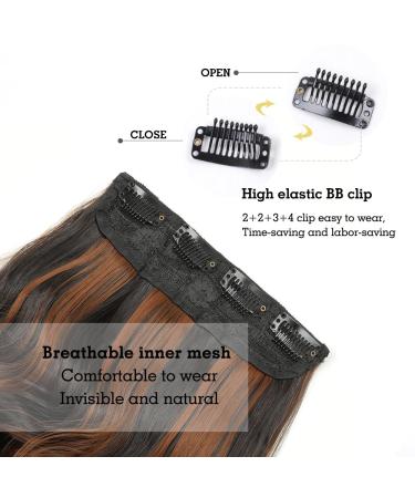 YDDM 24-Inch Wavy Hair Extensions - Clip-In Synthetic Hair Realistic Look 4pcs Affordable & Easy to Use - Buy Online on GoSupps.com