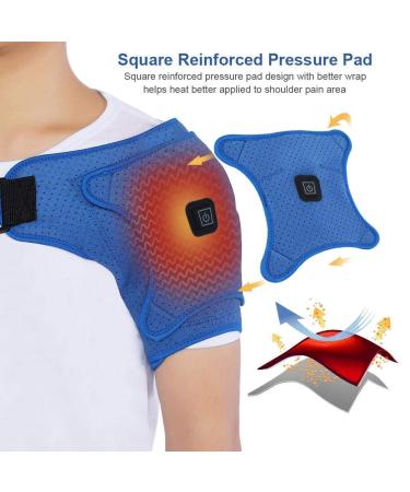 Shoulder Compression Brace New Electric Shoulder Support Compression Sleeve For Shoulder Lightweight Heating Shoulders Breathable Punching Shoulder Support Wrap For Women Man Shoulder Support - Buy Online on GoSupps.com