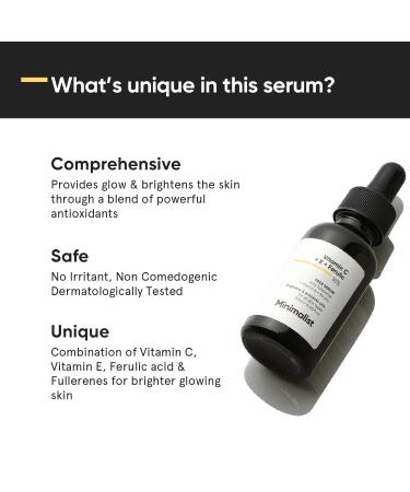 16% Vitamin C Serum with Vitamin E & Ferulic Acid for Glowing Skin - 20ml - Buy Online on GoSupps.com