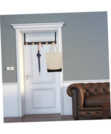 GRIRIW Cloth Hooks Towel Multi-Functional The Punch Clothing Punch- for Door Organizer Over Back Hanging Rear 50X8cm Black - Buy Online on GoSupps.com