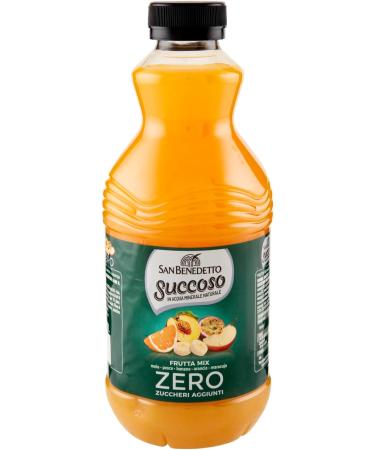 San Benedetto Succoso Frutta Mix Zero PET without sugar 90 cl fruit juice - Buy Online on GoSupps.com