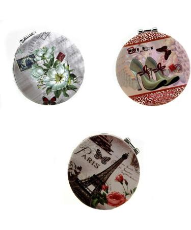 Round Mirror Double Side Mirror Portable Makeup Mirror Small Portable Mirror Decorative Handheld Mirror Handheld Magnifying Mirror Small Handheld Mirror Miss Travel Mirror Girl - Buy Online on GoSupps.com