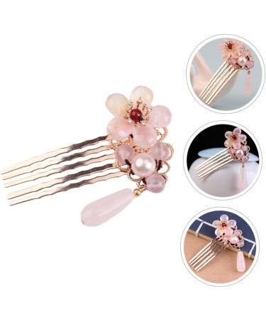 Ipetboom 1pc Hair Comb Hair Accessories Hair Gems for Women Bridal Hair Tiara for Girls Floral Hair Comb Flower Pearl Crystal Hair Hairpin Freshwater Pearl Bangs Comb Miss Wedding - Buy Online on GoSupps.com