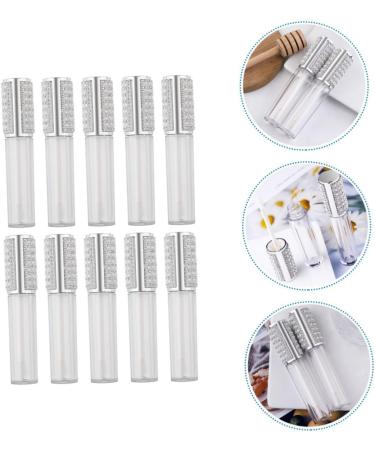 Veemoon Lot de 10 Tubes Gloss L vres Ronds 5 Ml Rechargeables Transparents pour Maquillage DIY Cosm tiques Portables - Buy Online on GoSupps.com