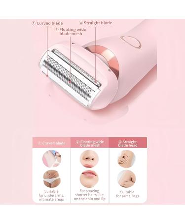 Women s Electric Razor Hypoallergenic Waterproof Rechargeable Digital Display Safe for Sensitive Skin 2 in 1 Triple-Blade Shaver for Face Legs Underarms & Bikini (Blue) - Buy Online on GoSupps.com