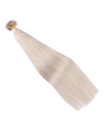 High-Quality Gray Keratin Bond Hair Extensions - 40cm U-Tip 25 Strands 100% Remy Hair | Novon Hair Extensions - Buy Online on GoSupps.com