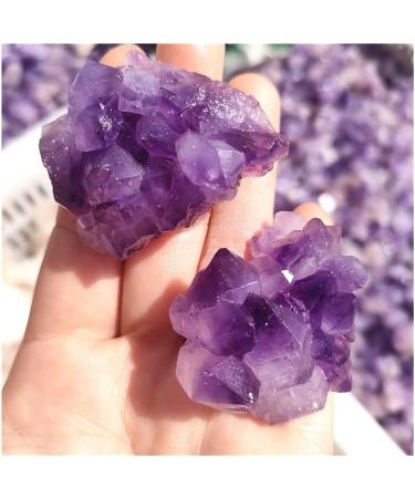 30-40mm Hot Natural Amethyst Clusters Amethyst Flower Stones and Crystals Gifts 1 pc Room Decoration Stone Mineral Specimen - Buy Online on GoSupps.com